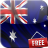 icon Magic Flag: Australian(Vlag van Australische achtergronden) 2.0