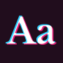icon Fonts Aa - Keyboard Fonts Art (Lettertypen Aa - Toetsenbordlettertypen Art)