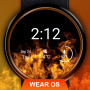 icon Animated Flames Watch Face(Watch Face: Flames - Wear OS Smartwatch - Animated)