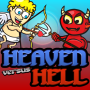 icon Heaven vs Hell(Hemel versus hel)