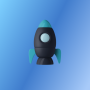 icon Rocket cleaner(Reiniger Raket - Schone opslag
)