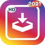 icon video downloader for instagram, story saver (video-downloader voor instagram, verhaal saver)