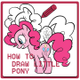 icon How to draw cute little pony (Hoe teken je een schattige kleine pony)