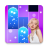 icon Rose Kpop Piano(ROSÉ - Zwartroze Pianotegels) 5.1