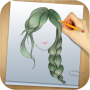 icon Draw Hairstyle(Hairstyles Sketch: leer kapsels tekenen
)