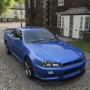 icon Driver in City(Speed ​​Skyline R34 Car Racer
)