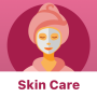 icon Skin and Face Care(en gezichtsverzorging Routine
)