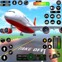 icon Airplane real flight simulator(Stadsvlucht: Vliegtuigspel)