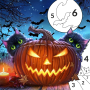 icon Halloween Coloring Book(Halloween Coloring Book Game
)