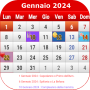 icon Italia Calendario(Italië Kalender 2024)