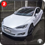 icon Model S(Model S: Extreme Super Electric Car Drift Stunt
)