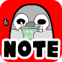 icon Pesoguin Memo Pad(Pesoguin Memo Pad Penguin notitie)
