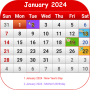 icon Brunei Calendar 2024 (Brunei Kalender 2024)