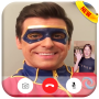 icon Captain man Video Call(Fake videogesprek Captain Man - Real Voice 2020
)