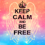 icon Keep Calm and Be Free(Theme-Keep Calm-)
