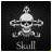 icon Black Skull(Black Skull Atom Theme) 3.3