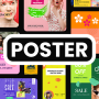 icon Poster Maker With Name and Image(Postermaker met naam en afbeelding)
