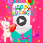 icon Invitation video maker free(Verjaardag Video-uitnodigingsmaker)