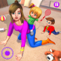 icon Virtual Mother New Baby Twins Family Simulator(Virtual Mother Twins Baby)