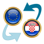 icon Euro x Croatian Kuna (Euro x Kroatische Kuna)