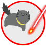 icon Laser for cats. Games for cats(Laser voor kat. Lazer simulator)