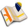 icon Bosnia and Herzegovina map (Bosnië en Herzegovina kaart)