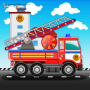 icon Animated Puzzles cars city (Geanimeerde puzzels autos stad)