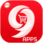 icon Guide For 9 app Mobile Market (Gids voor 9-app Mobiele markt
)