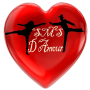 icon SMS D Amour(Houd van SMS in het Frans)