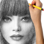 icon How to draw a Face(Hoe een gezicht te tekenen)