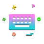 icon Custom Keyboard Themes: KeyPad (Aangepaste toetsenbordthema's: Toetsenbord
)