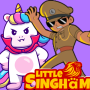 icon com.simple_games.unicorn_story_game(Little Singham-spel Eenhoorn Singham in snoepval
)