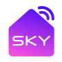 icon Sky. Smart home and services. (Sky. Slimme woning en diensten.)