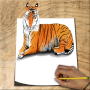 icon Draw Animals 3D(Hoe dieren 3D te tekenen)