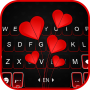 icon Red Valentine Heart(Red Valentine Hart toetsen bord achtergrond
)