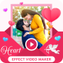 icon Heart Photo Effect Video Maker with Music(Heart Photo Effect Video Maker met muziek
)