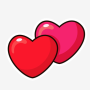 icon Love Emojis Stickers(Love Emoji-stickers
)