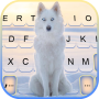 icon Snowy Wolf(Snowy Wolf Keyboard Background
)
