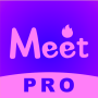 icon MeetUs PRO(​​MeetUs PRO - LIVE SOCIALE CHAT
)