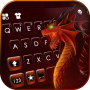 icon Fierce Red Dragon(Fierce Red Dragon Keyboard Background
)