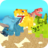 icon Blocky Dino Park: Dinosaur Arena(Blocky Dino Park Dino Arena) 0.12