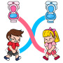 icon Toilet Time! Fun Bridge Puzzle(Toilettijd! Fun Brug Puzzel)