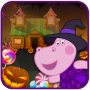 icon Hippo Halloween afterparty(Halloween: grappige pompoenen)