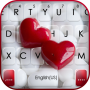 icon Red 3D Hearts(Red 3D Hearts Keyboard Background
)