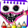 icon coloring poppy playtime Huggy Wuggy(kleuren poppy speeltijd
)