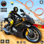 icon Superhero GT Racing Bike Stunt(Mega Ramp Stunts Bike Games 3d)