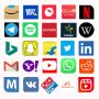 icon Social Networks(Alle sociale media-apps in één)