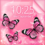 icon Pink Butterfly Live Wallpaper(Roze vlinder Live Wallpaper)