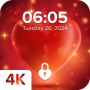 icon Heart Lock Themes(Love Lock -Romantische achtergronden)