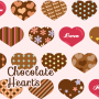 icon Chocolate Hearts Wallpaper (Chocolade Harten Wallpaper)